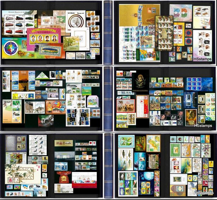 Colecção filatélica da Ásia e Oceania