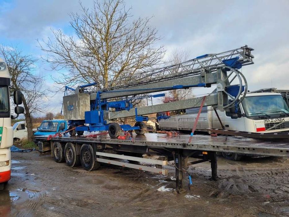 Dźwig żuraw budowlany dekarski WYNAJEM 14m