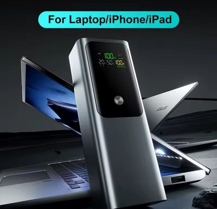 Повербанк 100W ємність 20000+  для ноутбуку швидка зарядка