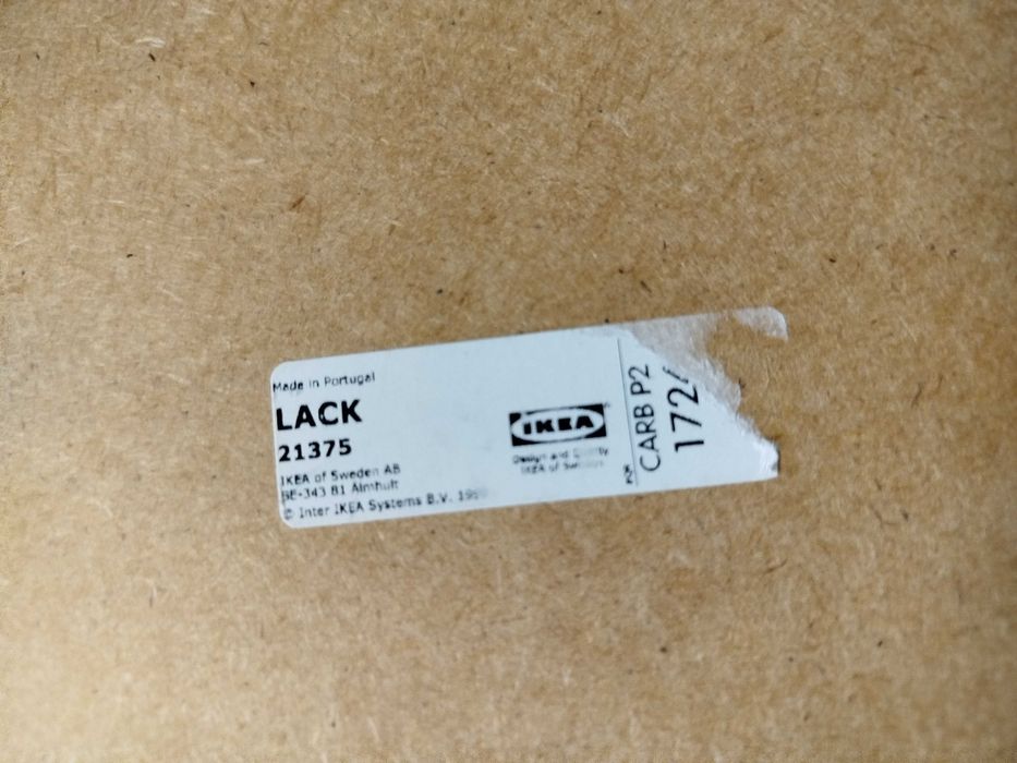 Móvel TV Branco 160x35x36 cm LACK Ikea Usado