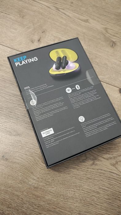 Logitech G Fits Czarne - nowe, nie odpakowane słuchawki dokanałowe