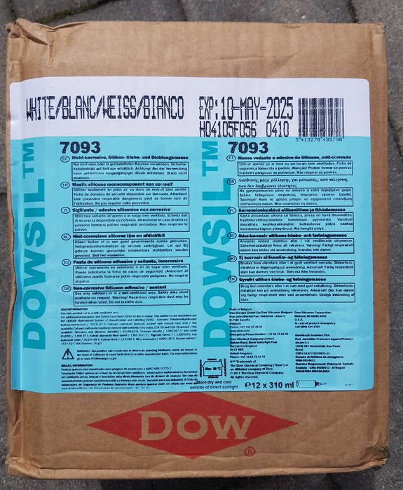 Dowsil 7093 - 310ml Biały klej silikonowy