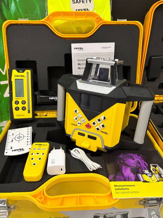 Nivel System Niwelator laserowy NL 620 R lata statyw RD 600 Nowy fv