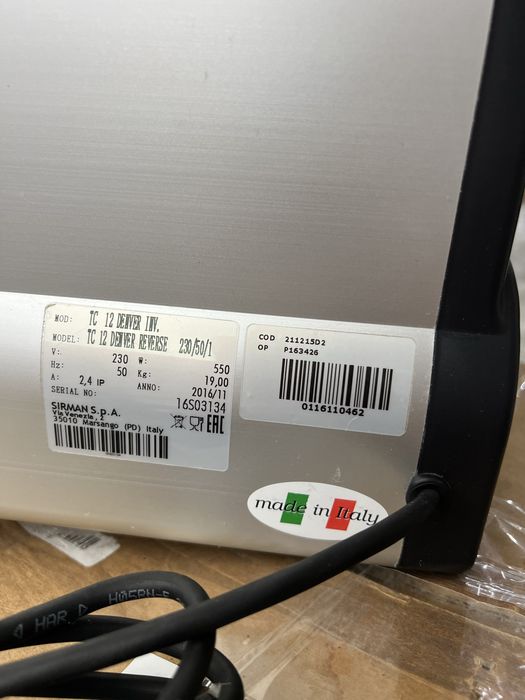 Мясорубка Sirman TC12 Denver (220) CE with reverse