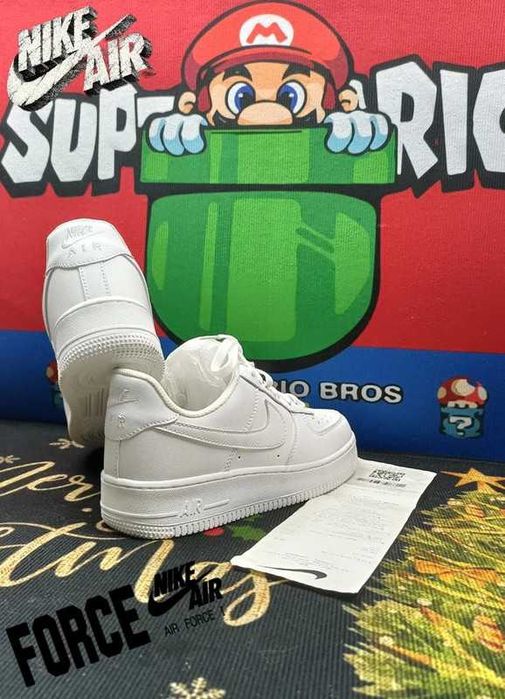 Nike Air Force 1 One All White 45