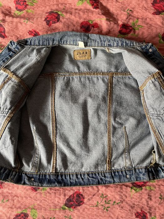 Джинсовка укороченая