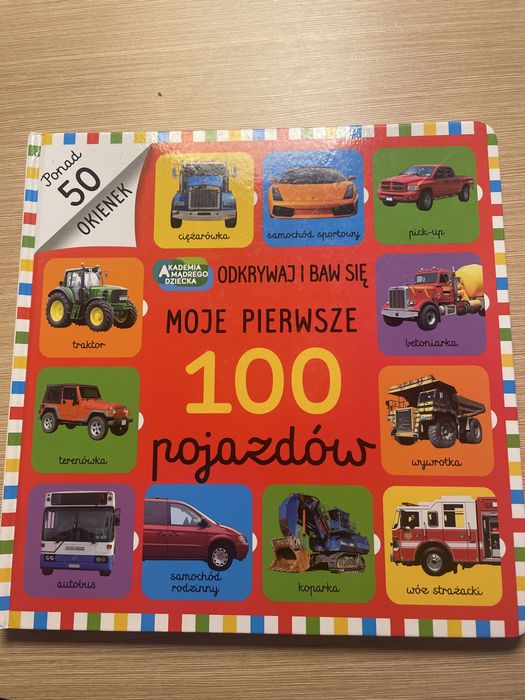 Książka dla dzieci - Moje pierwsze 100 pojazdów