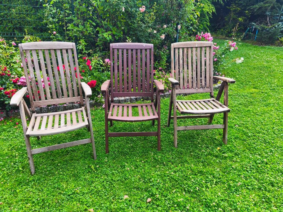 Drewniane meble ogrodowe