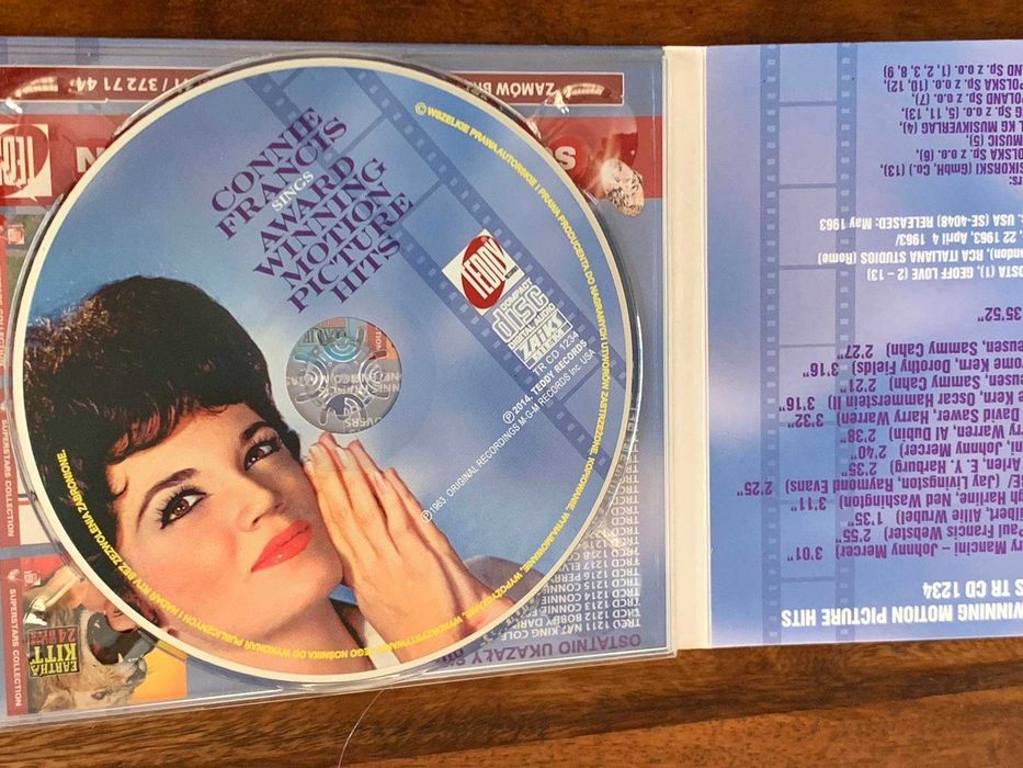 Connie Francis - Sings Award Motion Picture Hits -CD -stan EX+ UNIKAT!