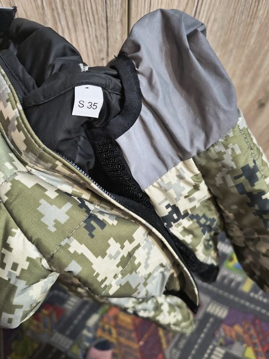 Комбінезон для собак WAUDOG Clothes,Мілітарі S35,В 52-55см, С 31-36 см