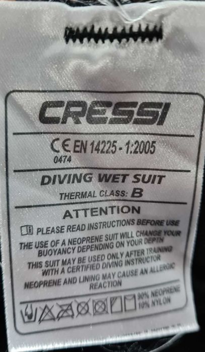 Fato Cressi Júnior Diver 5 mm