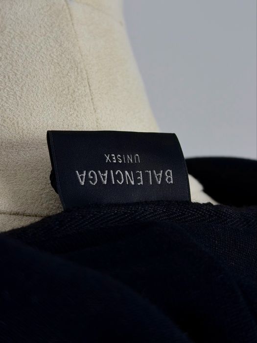 (S,M,L) Зіп-худі Balenciaga Soccer Paris Black Zip Hoodie.