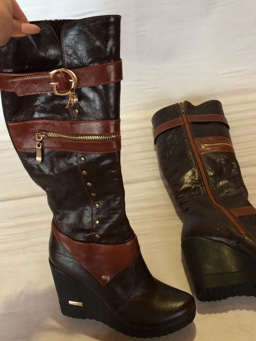 Чоботи натуральна шкіра Демі