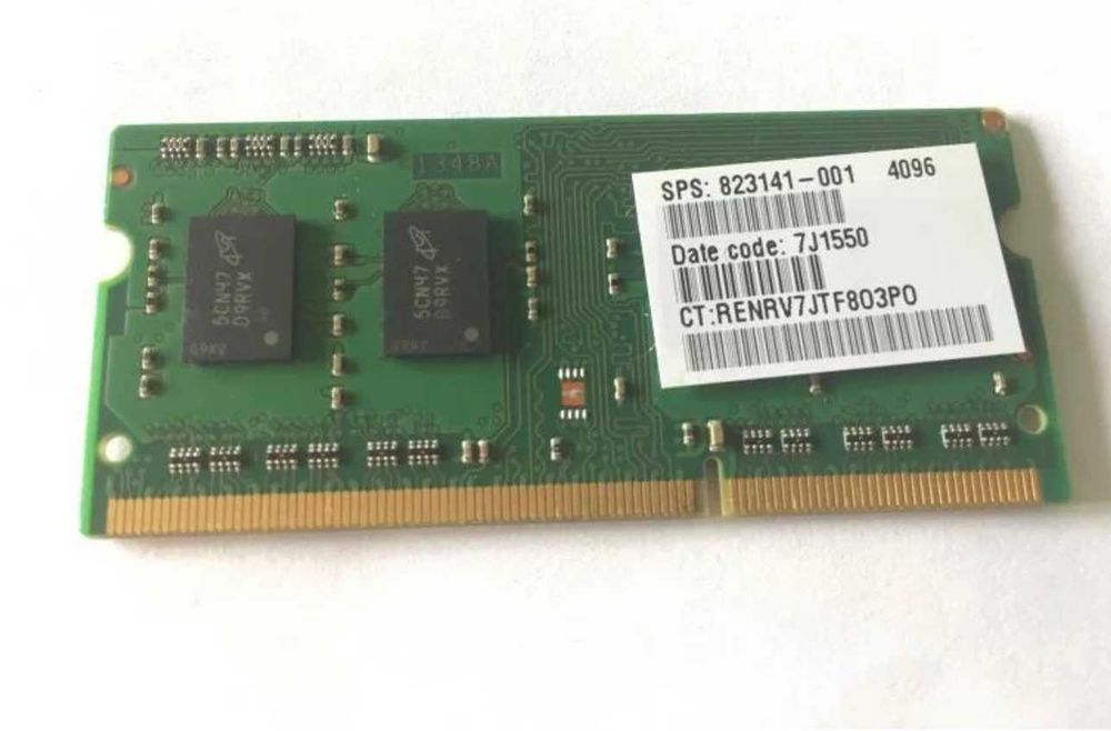 Оперативна пам`ять 4 ГБ, DDR3L для ноутбуків, Micron (1600 МГц, 1.35 В, Опт та Гарантія
