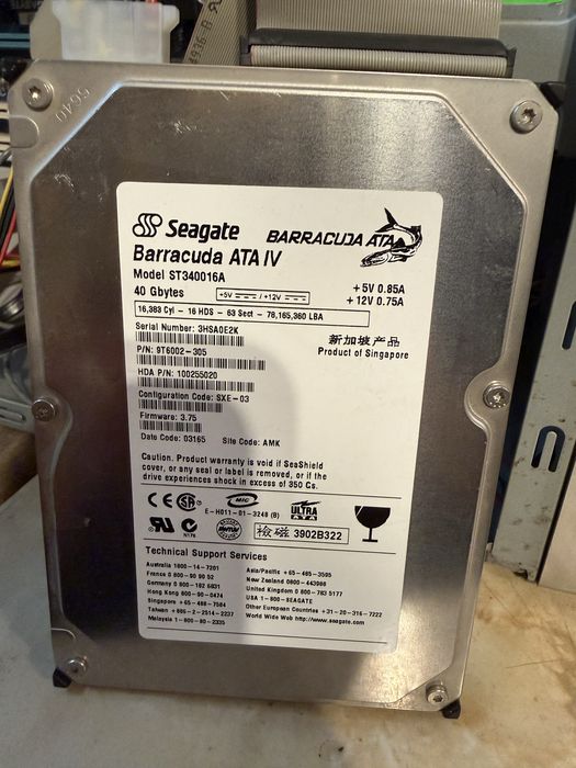 Seagate Barracuda 40GB ST340016A