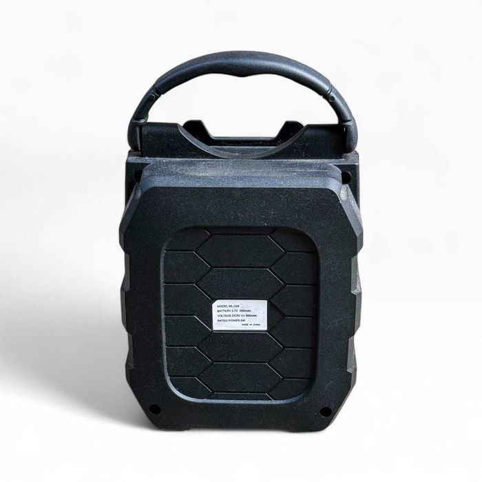 Coluna Portátil Bluetooth ML-328 com Rádio FM, USB e Luz LED – 5W