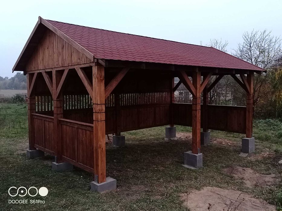 Altana ogrodowa drewniana. Łomża