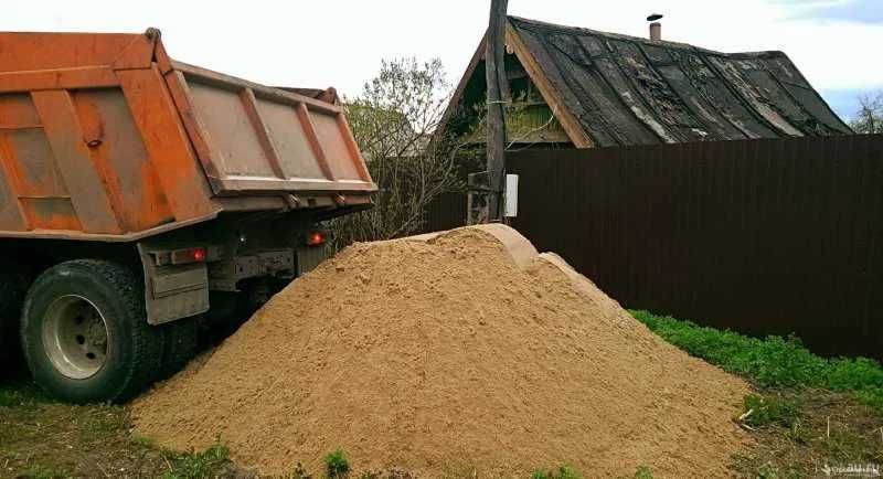 Перегной песок чернозем щебень отсев смесь бут ЖУКИ