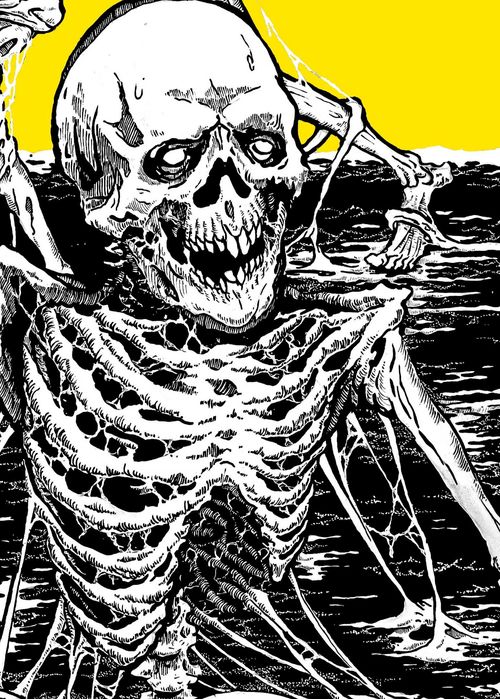 Принт. (Блэк метал арт, дэт метал арт, черепа)