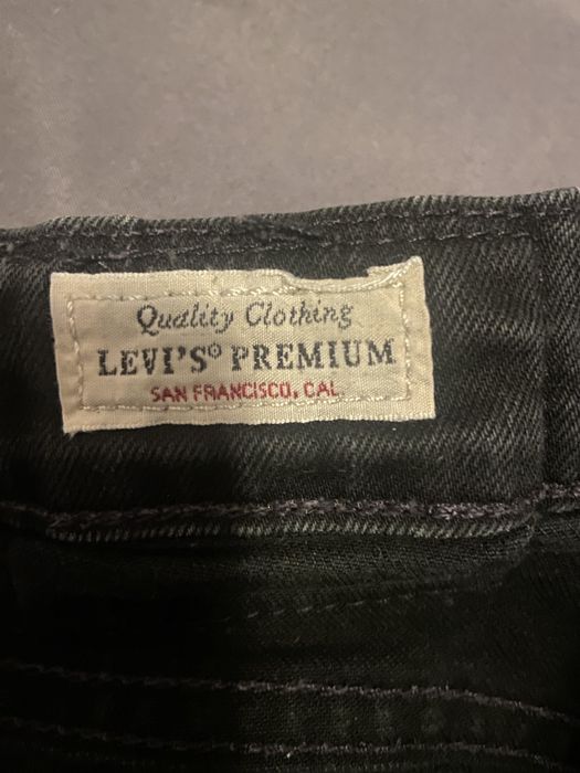 Calças Levis 512 slim Taper pretas