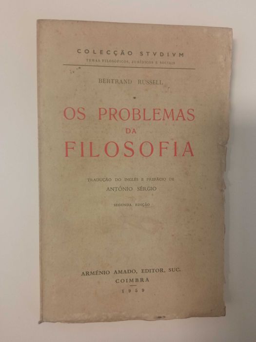 Os problemas da filosofia, Bertrand Russel