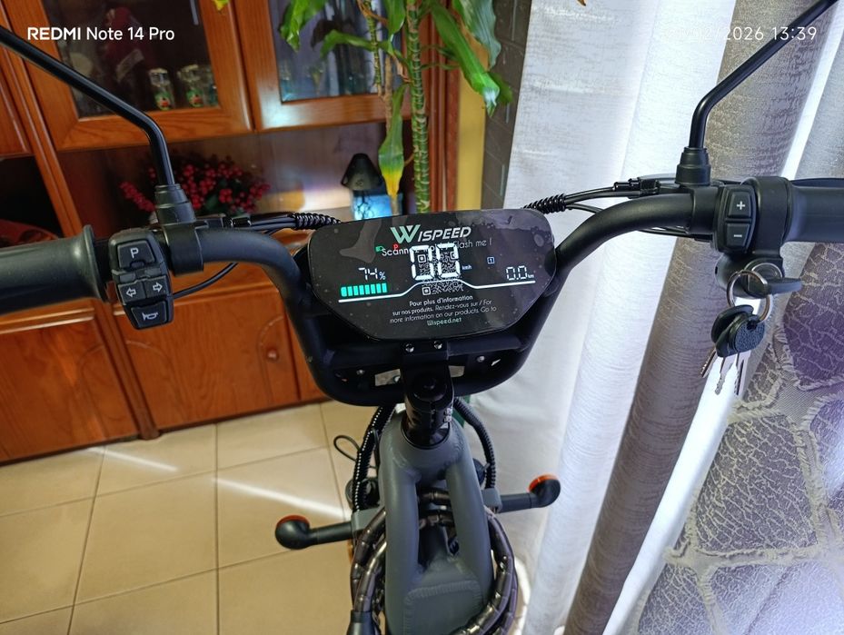 Vendo  como nova  Wispeed Mini Scooter Elétrica Cinza