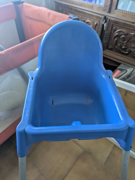 cadeira papa / refeição, Ikea, azul