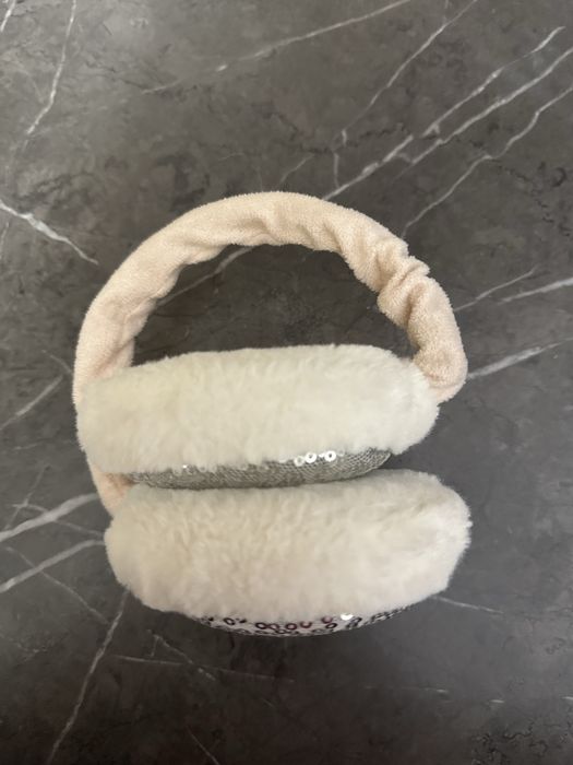 Теплі навушники з блискітками