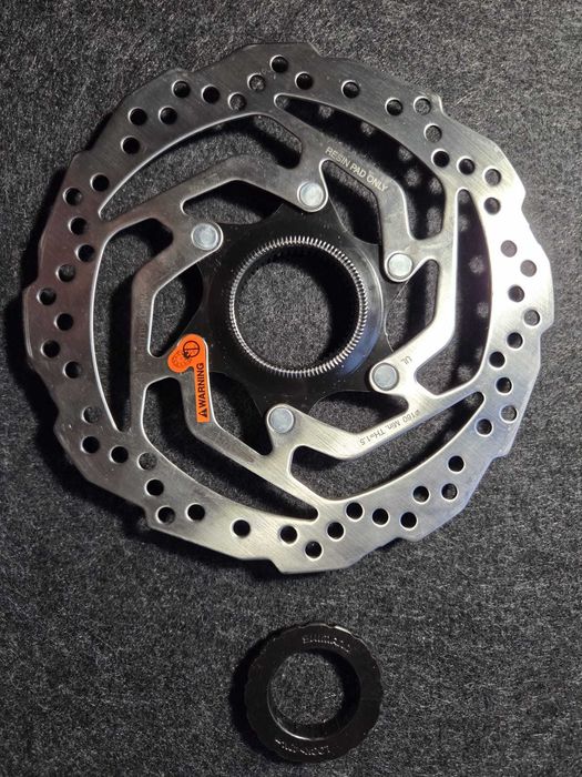 Shimano Disco de freio RT10 Disc CL 160mm Novo