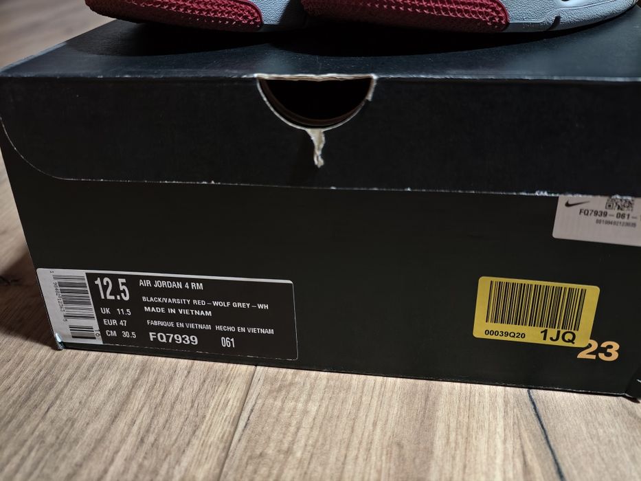 Air Jordan 4RM rozmiar 47