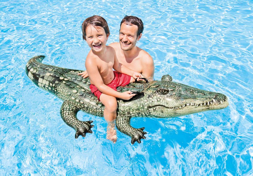 Intex Dmuchany Aligator 170x86 cm Zabawka do Pływania