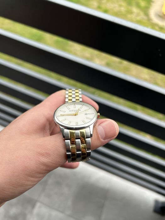 Piekny Zegarek Kienzele 1822 Stal/Gold/Piekny/Wys!
