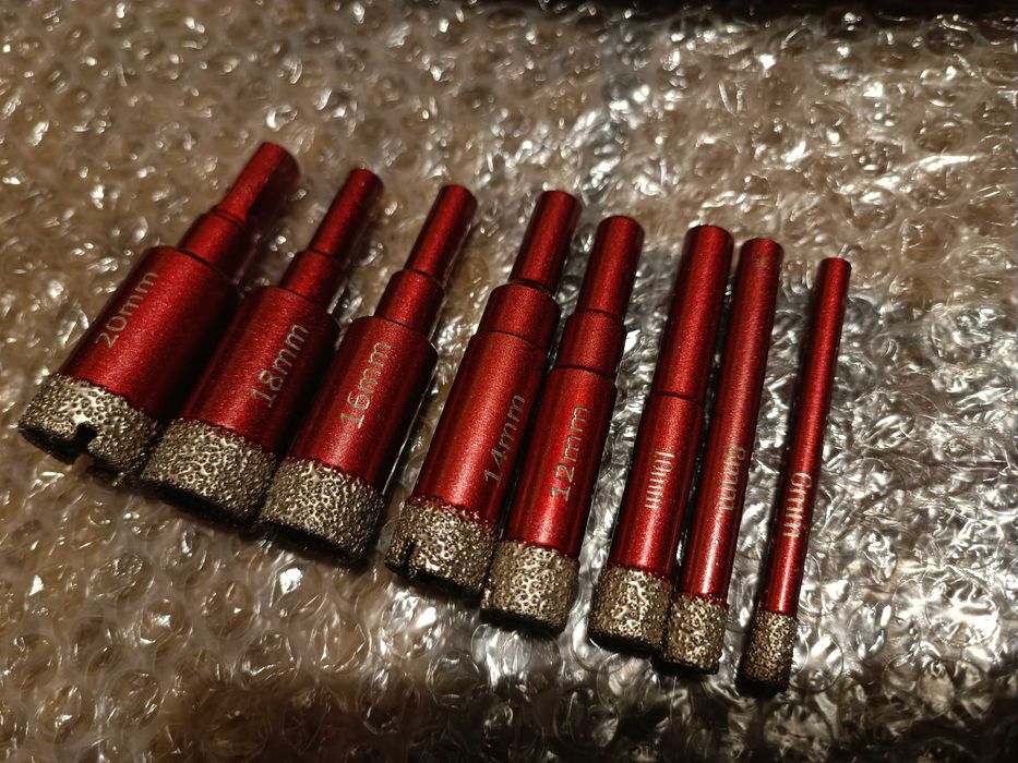 Набір з 16 шт. алмазних свердел 6-50 мм для керамограніту (плитки)