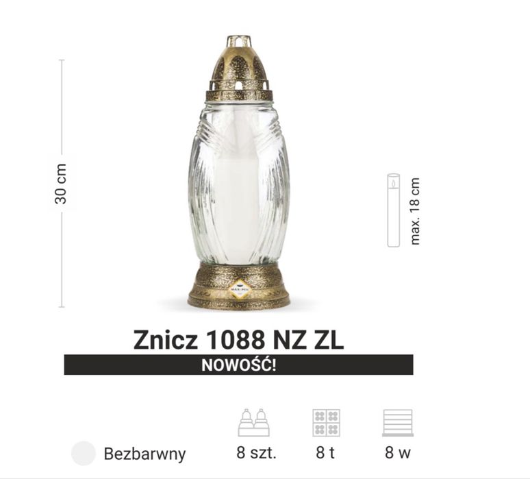 Znicze i wkłady – sprzedaż, hurt, dowóz | dobre ceny