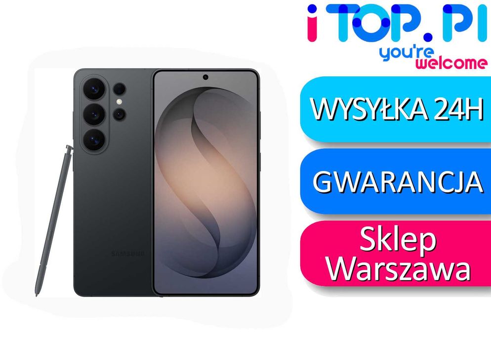 Samsung Galaxy S26 Ultra 256GB Czarny Black / NOWY / NIEOTWIERANY / Sklep iTop Pasaż Muranów Lokal 32 Warszawa