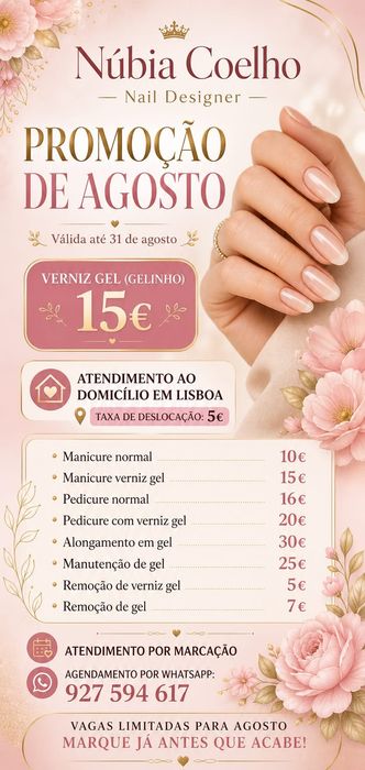PROMOÇÃO de Agosto gelinho 15€