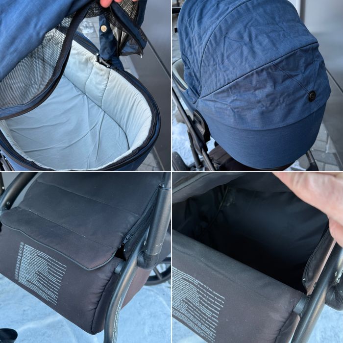 Візочок Roan Bass Next 2 в 1 люлька+прогулянкова коляска