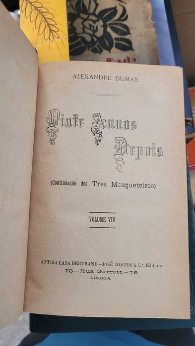 Livros Antigos Romances Primeiras Edições