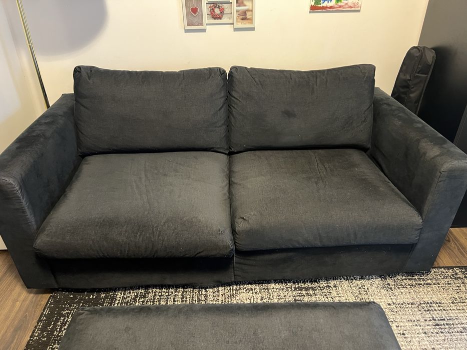 Sofa pufa fotel kpl.