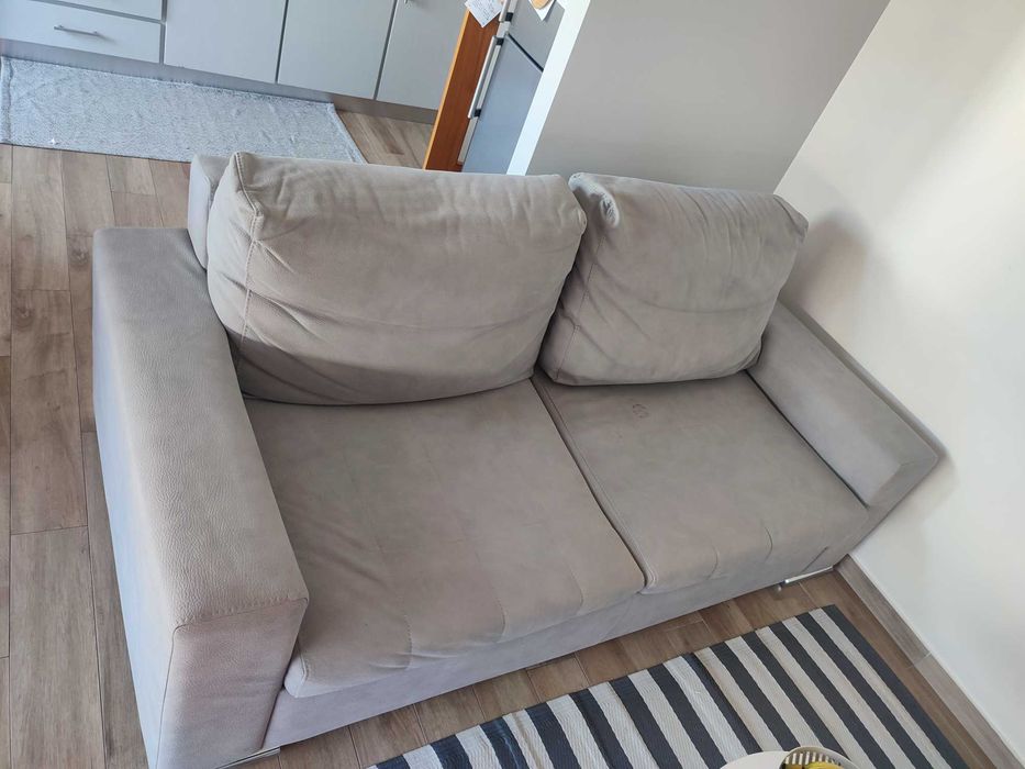 Vendo sofá  cama cinza