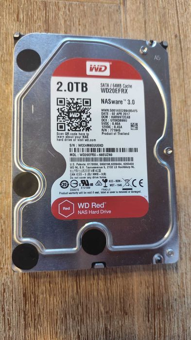 HDD 2TB RED Western Digital para NAS