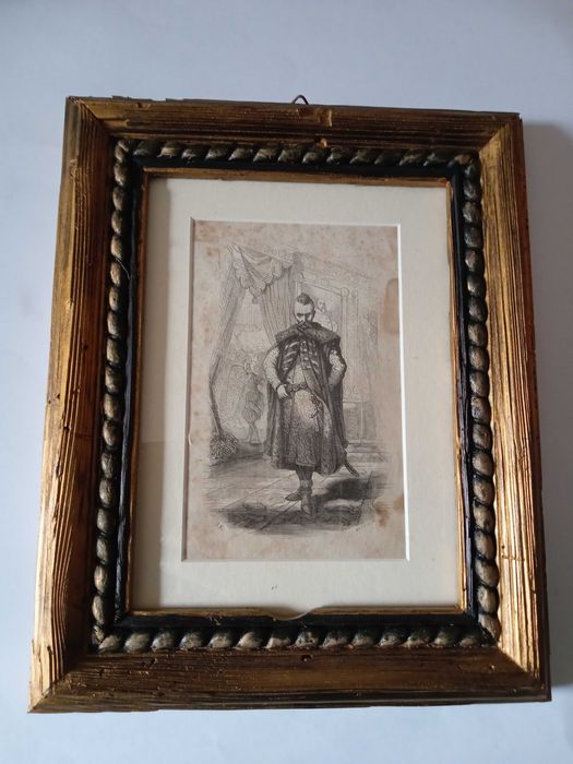 Juliusz Kossak - Sarmata - drzeworyt - 1857