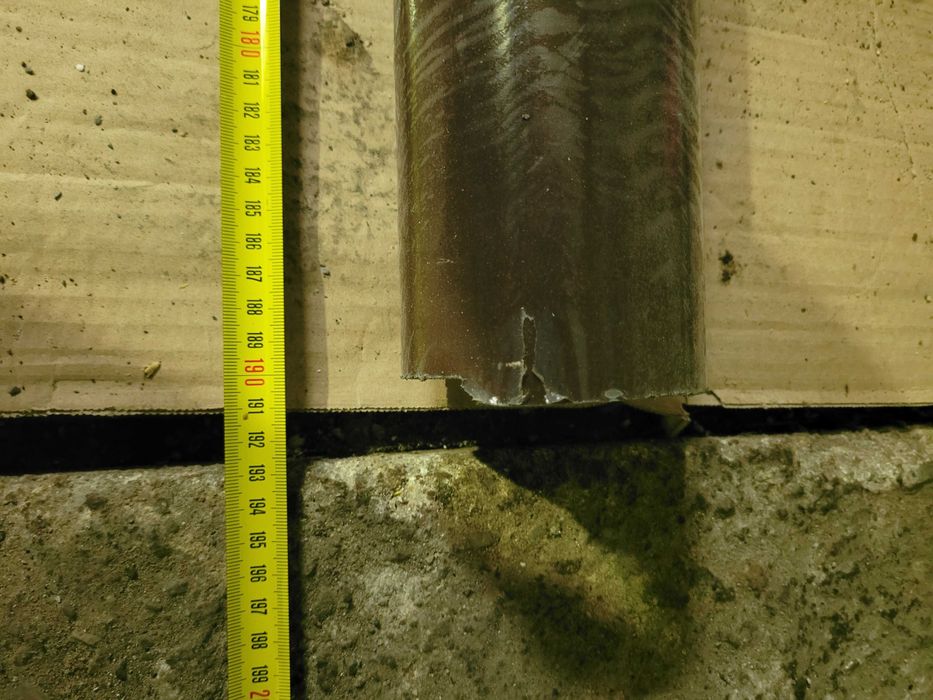 Rura spustowa metalowa RAL 8017