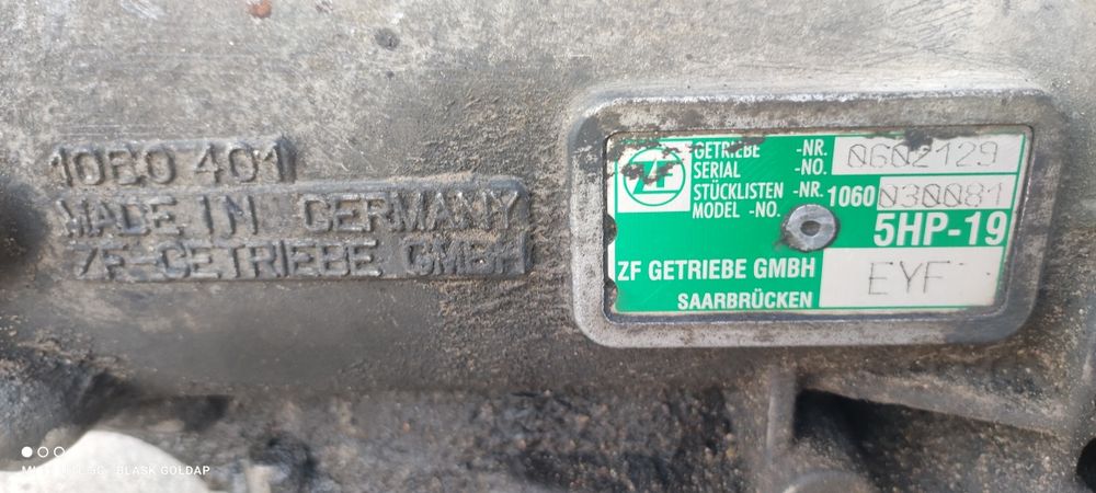 Obudowa Skrzyni 5HP-19 EYF Części Blask Gołdap