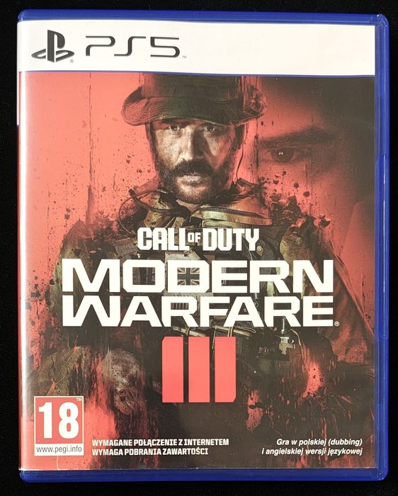 Call Of Duty MW3 PL Dubbing na PS5 MW III stan BDB Modern Warfare 3