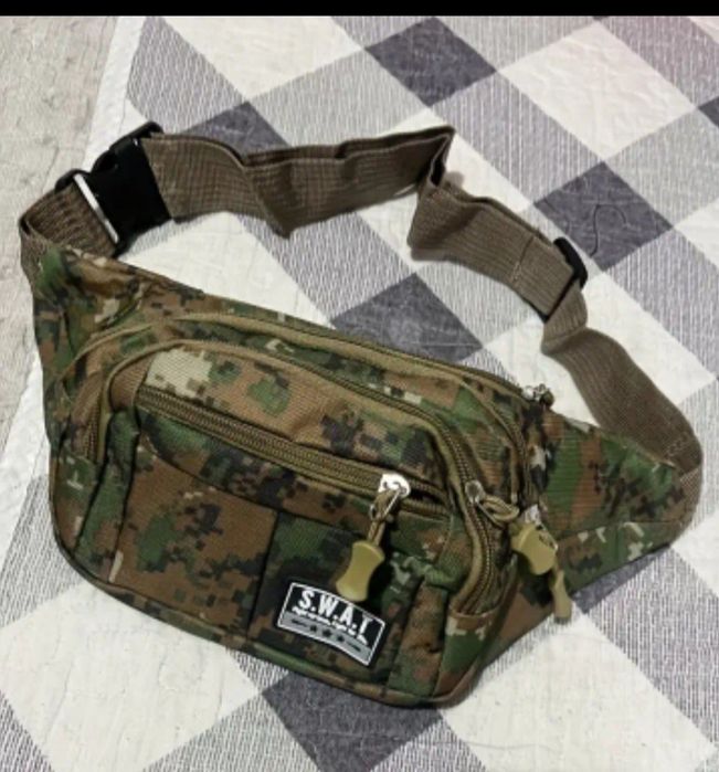 Сумка тактическая бананка на пояс/ поясная/через плечо S.W.A.T