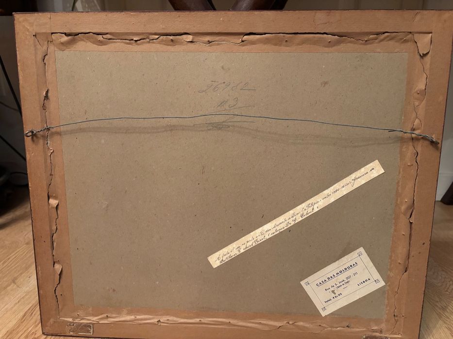 2 quadros decorativos dos anos 1980's, com estampas interessantes.