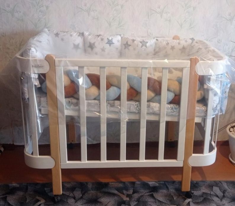 Детская кроватка NIKA 5/1 Ingvart, дитяче ліжко + матрац