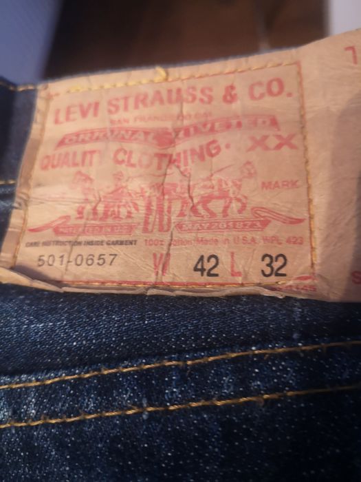 Jeansy męskie Levi Strauss & CO. duże