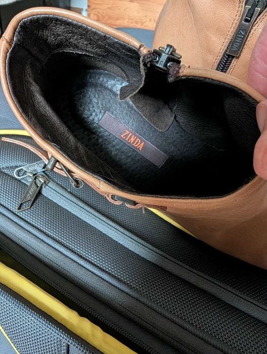 Piękne Hiszpańskie Botki Zinda rozm. 39 skóra naturalna